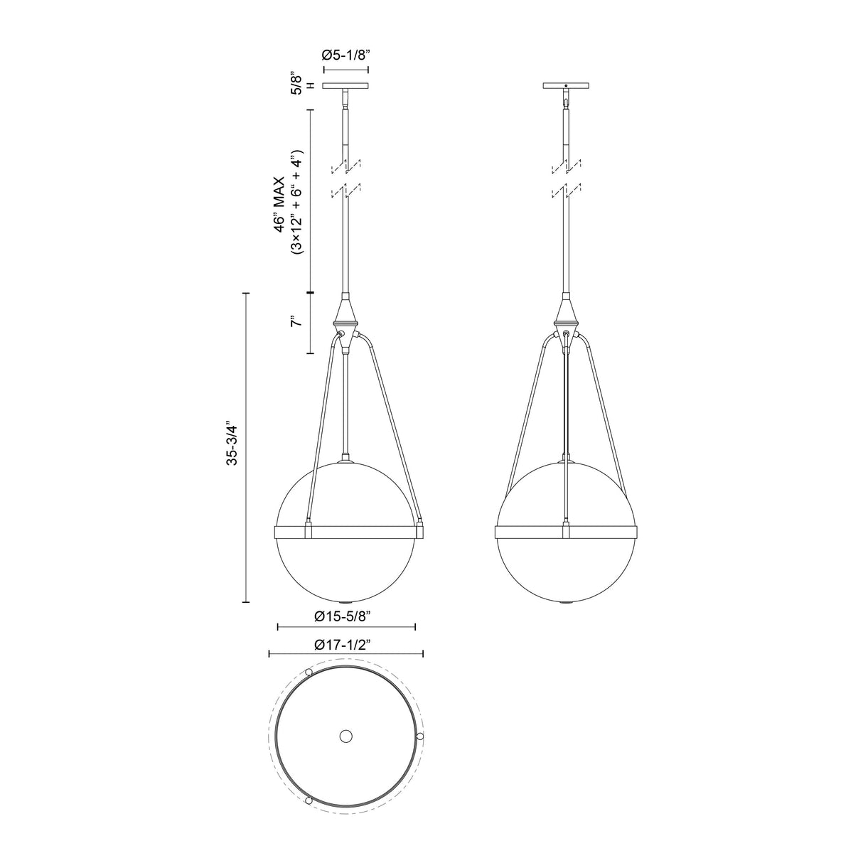 Alora Mood Harmony 18-in Pendant