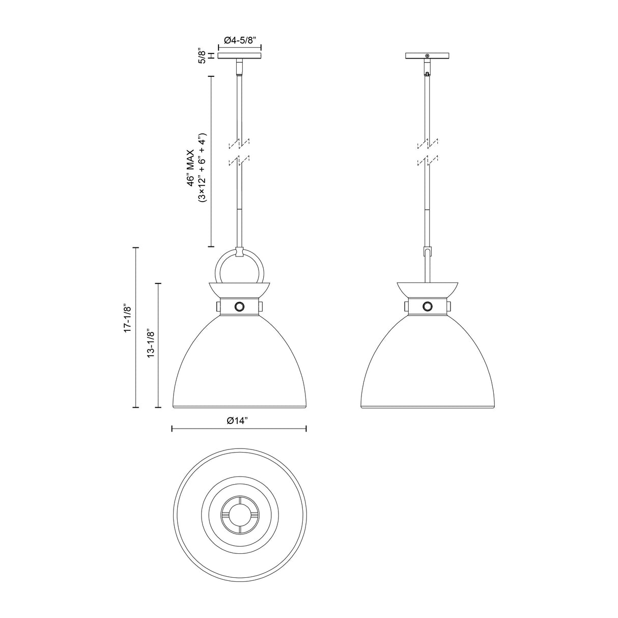 Alora Mood Waldo 14-in Pendant