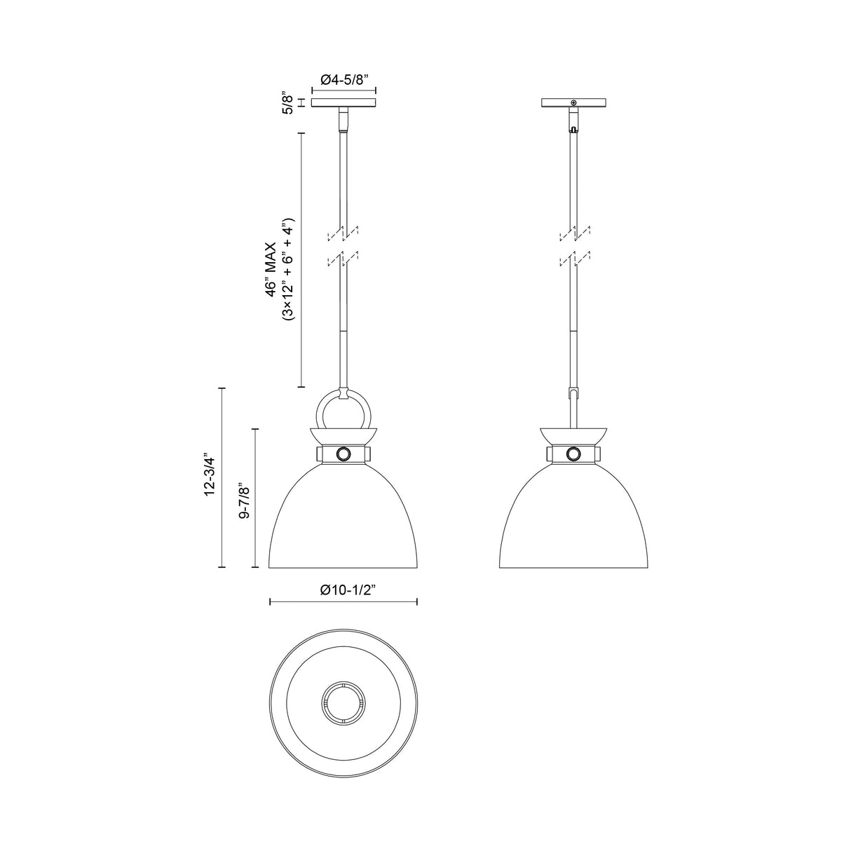 Alora Mood Waldo 11-in Pendant