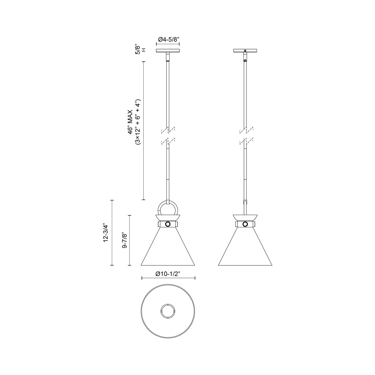 Alora Mood Emerson 11-in Pendant