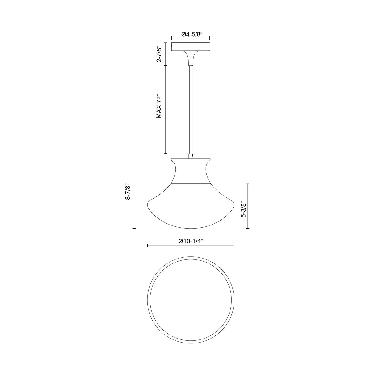 Alora Mood Marcel 11-in Pendant