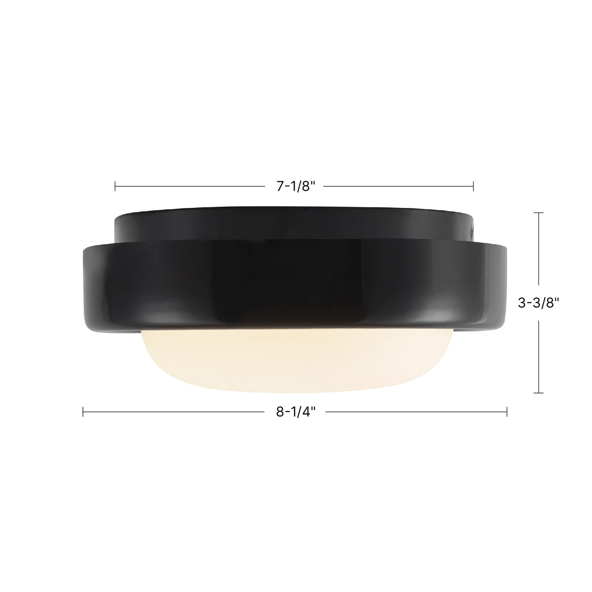 Kuzco Pebble 8-in Flush Mount