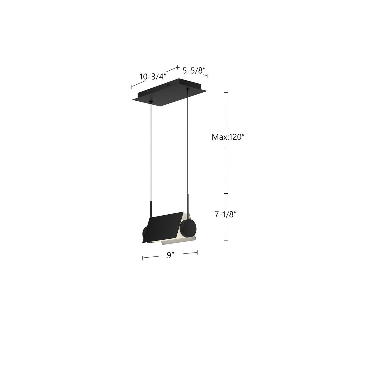 Kuzco Phoenix 9-in Linear Pendant