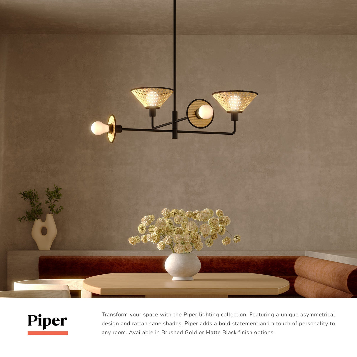 Alora Mood Piper 38-in Chandelier