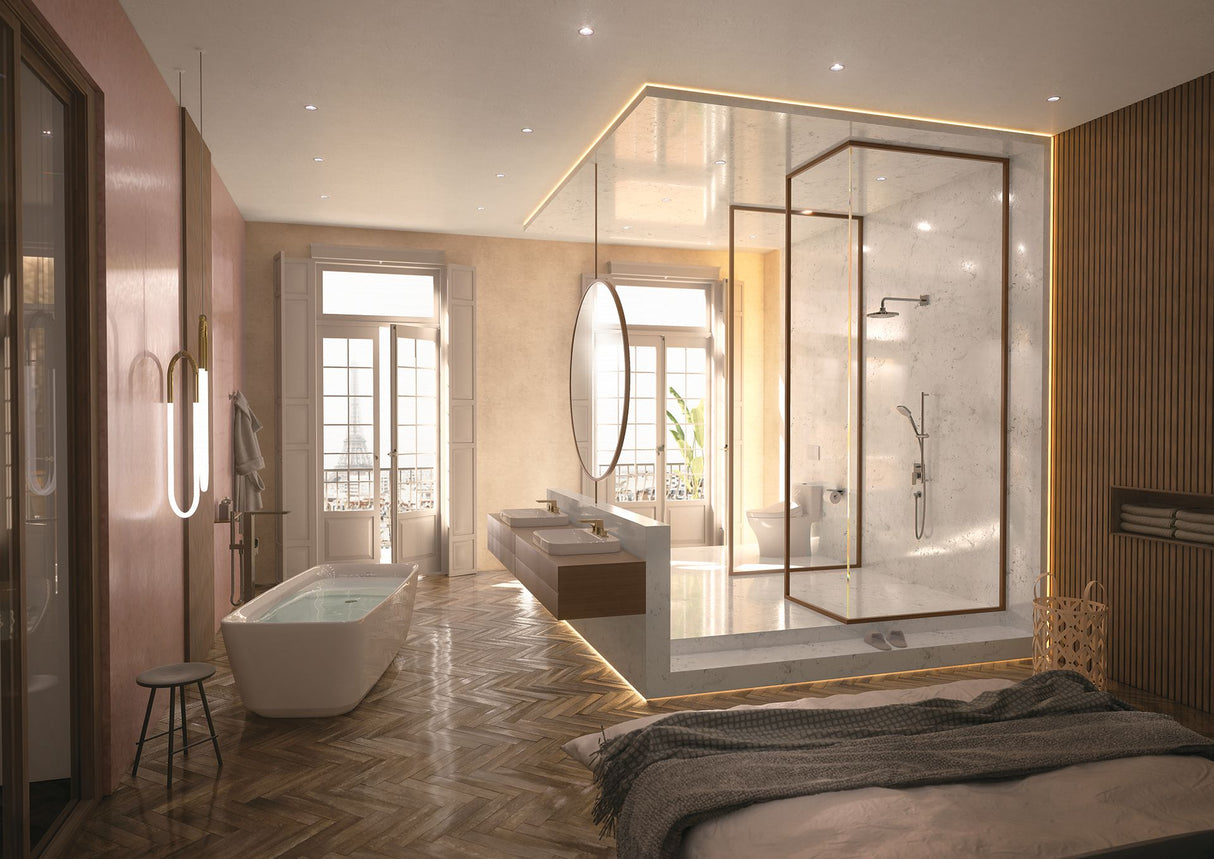 Flotation Freestanding Square Tub