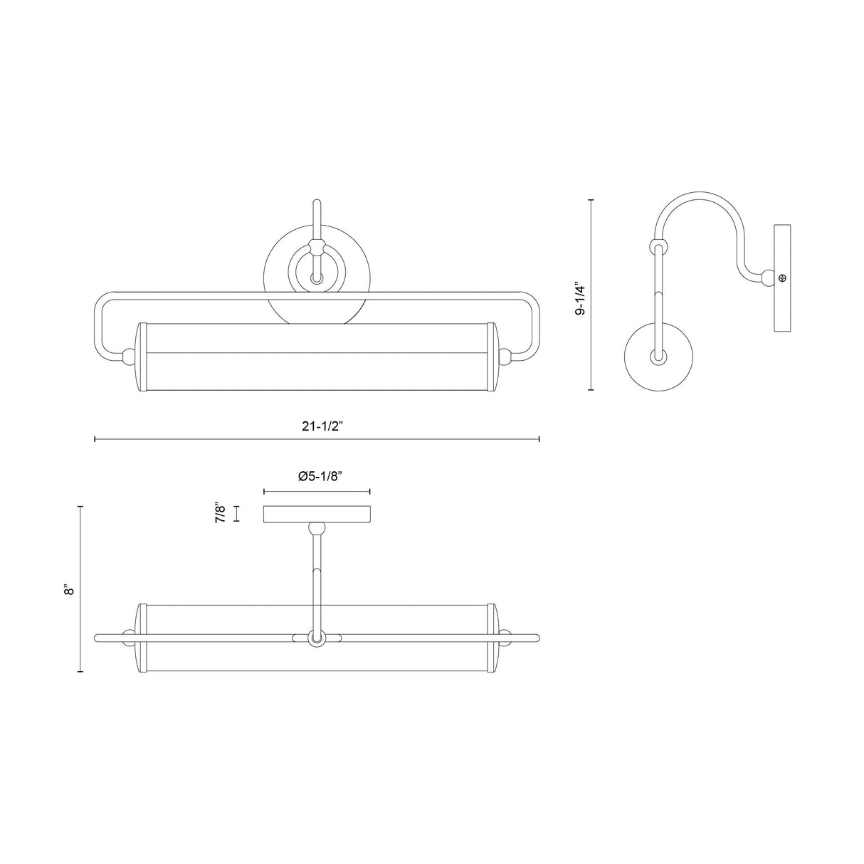 Alora Mood Ellen 21-in Wall/Picture Light