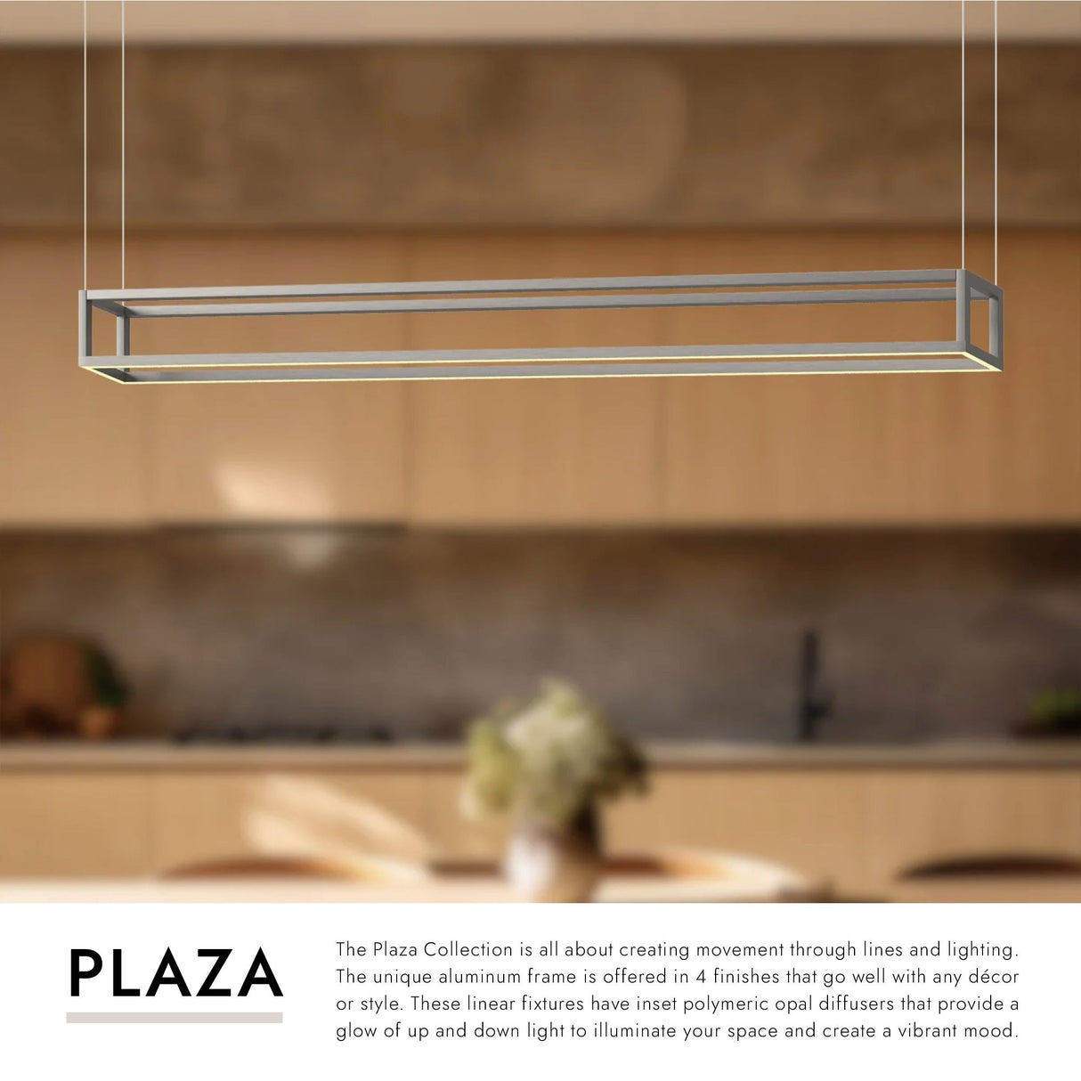 Kuzco Plaza 60-in Linear Pendant