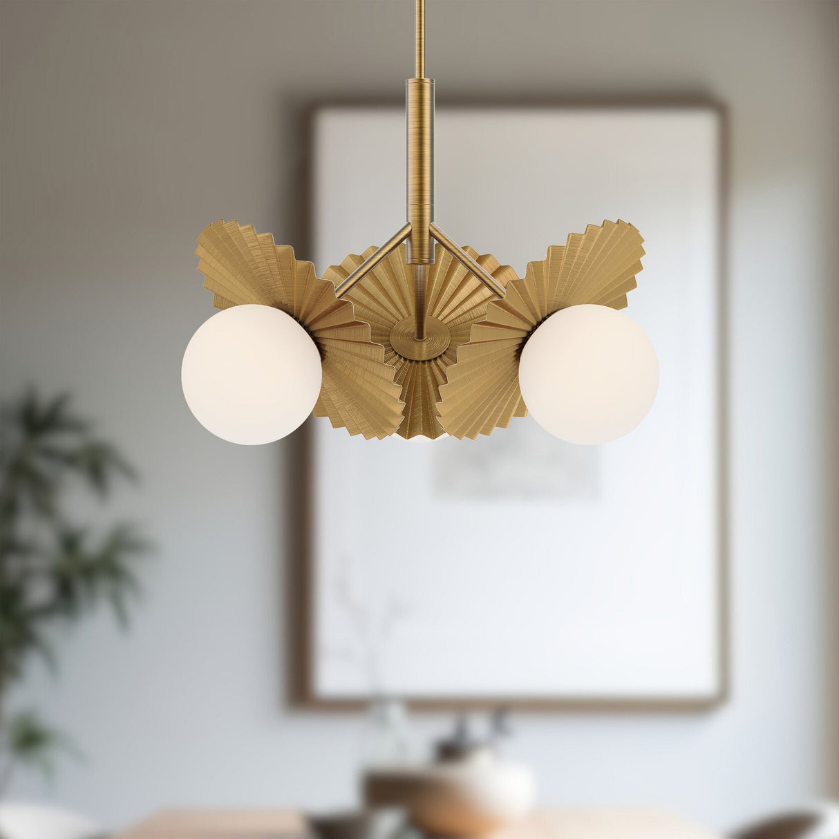 Alora Mood Plume 22-in Chandelier