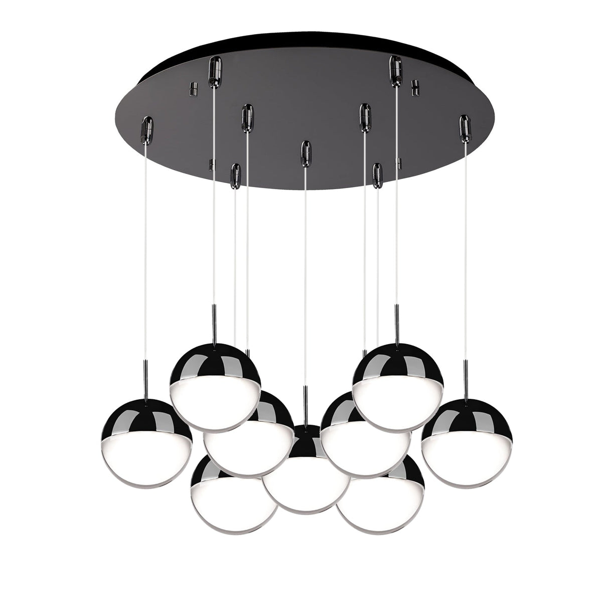 Kuzco Pluto 4-in 9 Head Multi Pendant