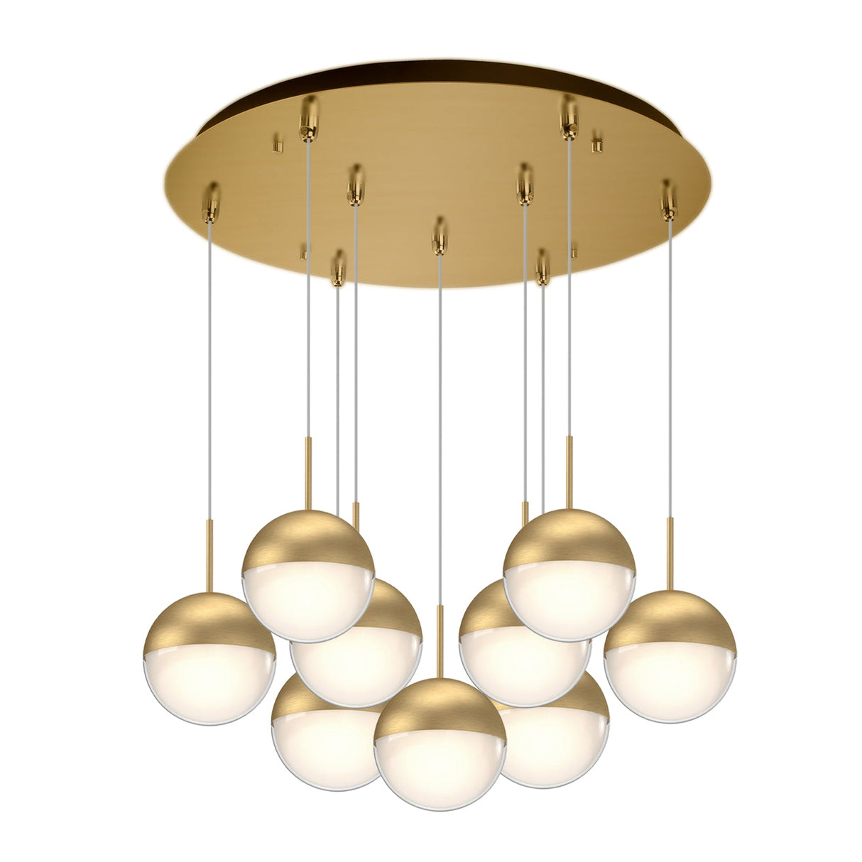Kuzco Pluto 4-in 9 Head Multi Pendant