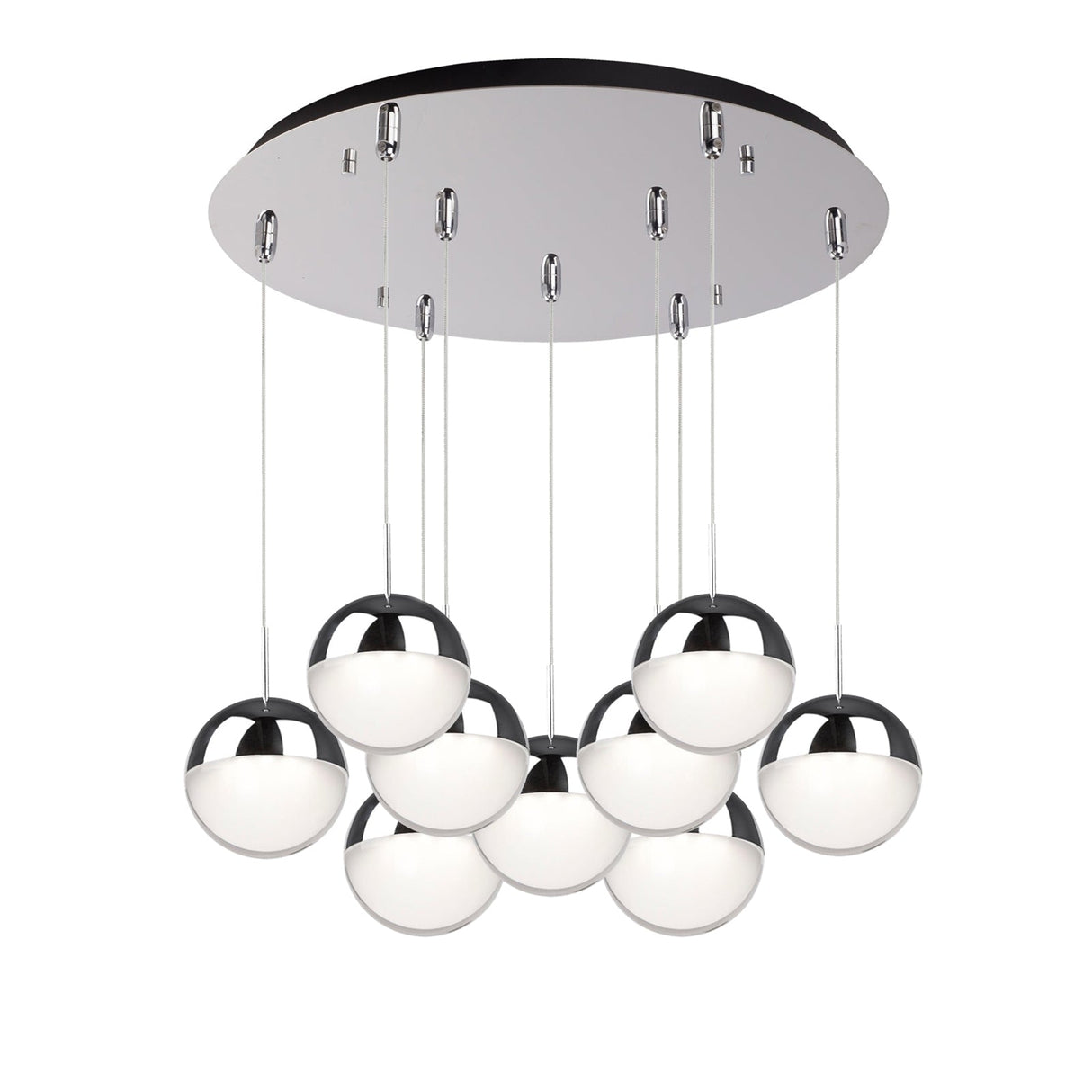 Kuzco Pluto 4-in 9 Head Multi Pendant