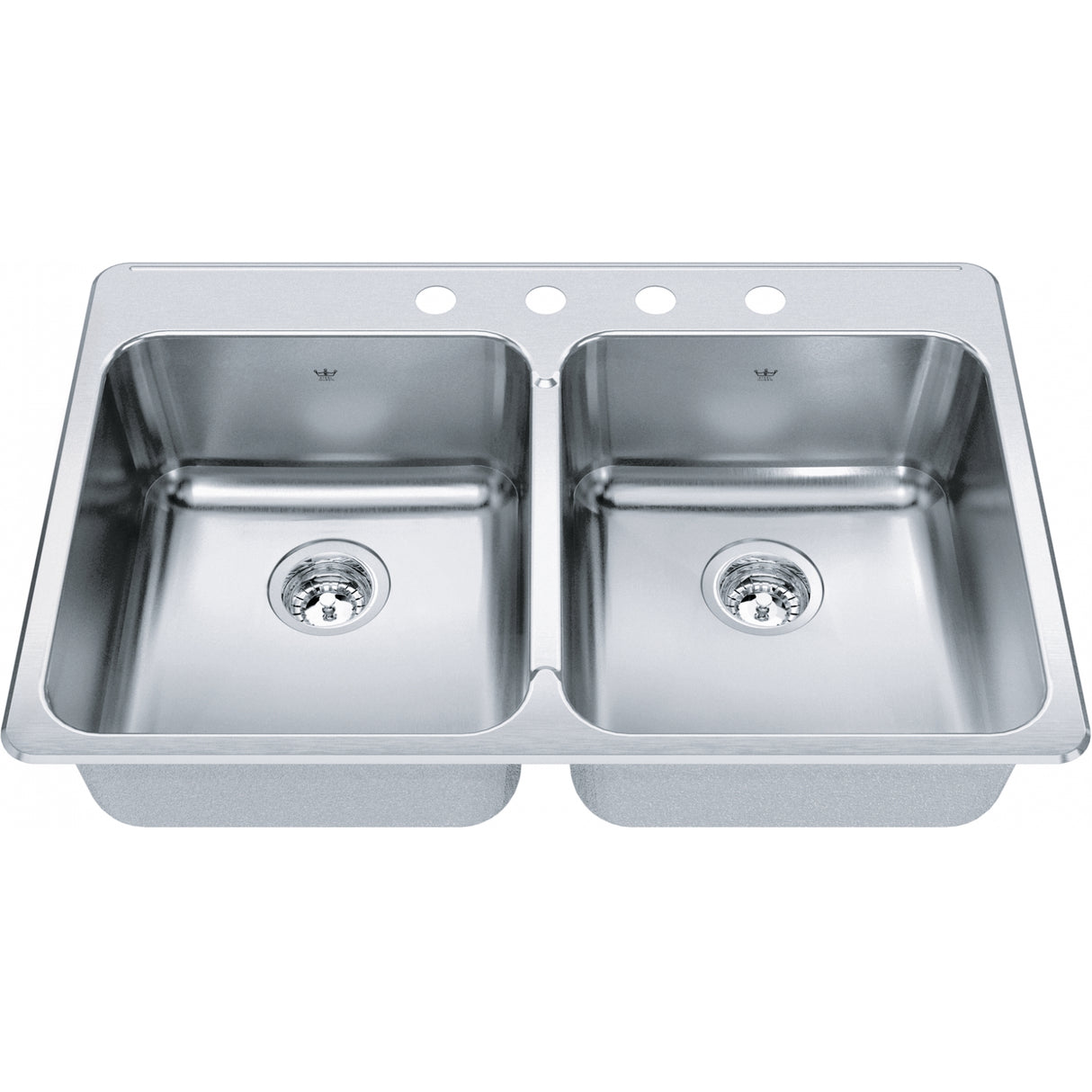 Steel Queen Drop In Sink QDLA2233-8-1