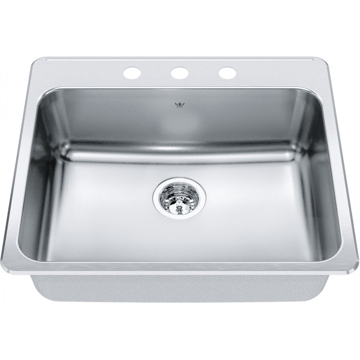 Steel Queen Drop In Sink QSLA2225-10-1