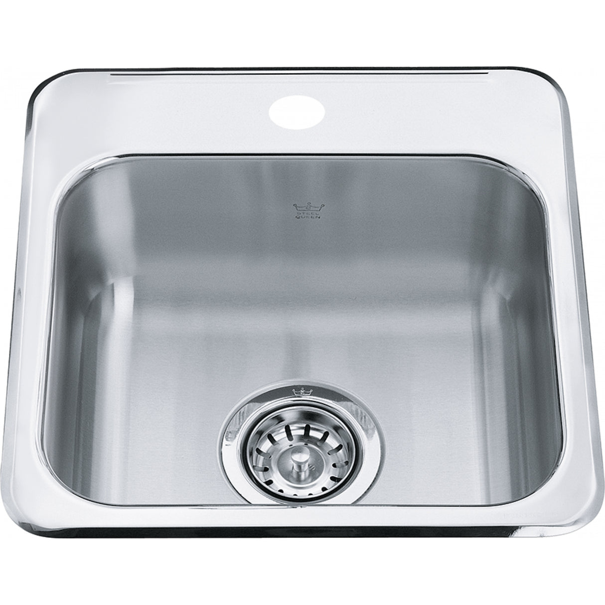 Steel Queen Drop In Sink - QSL1515-6-1