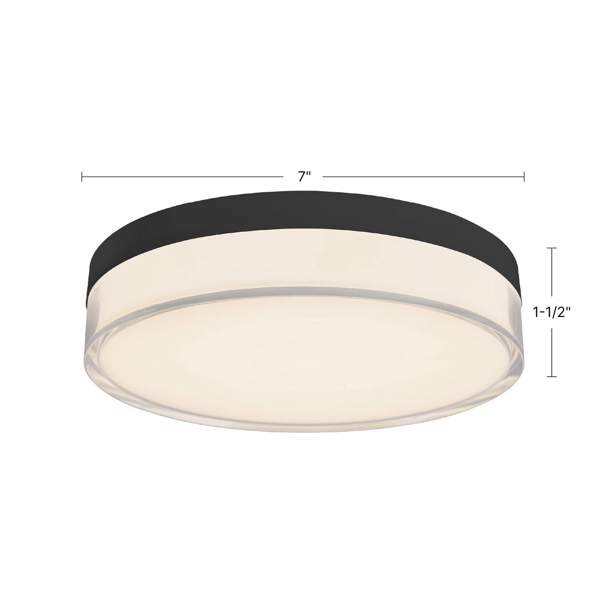 Kuzco Vibe Quara 7-in Flush Mount
