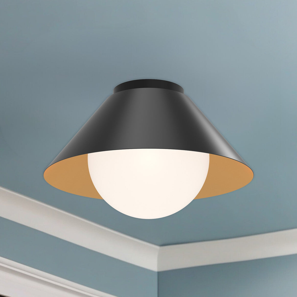 Alora Mood Remy 14-in Flush Mount