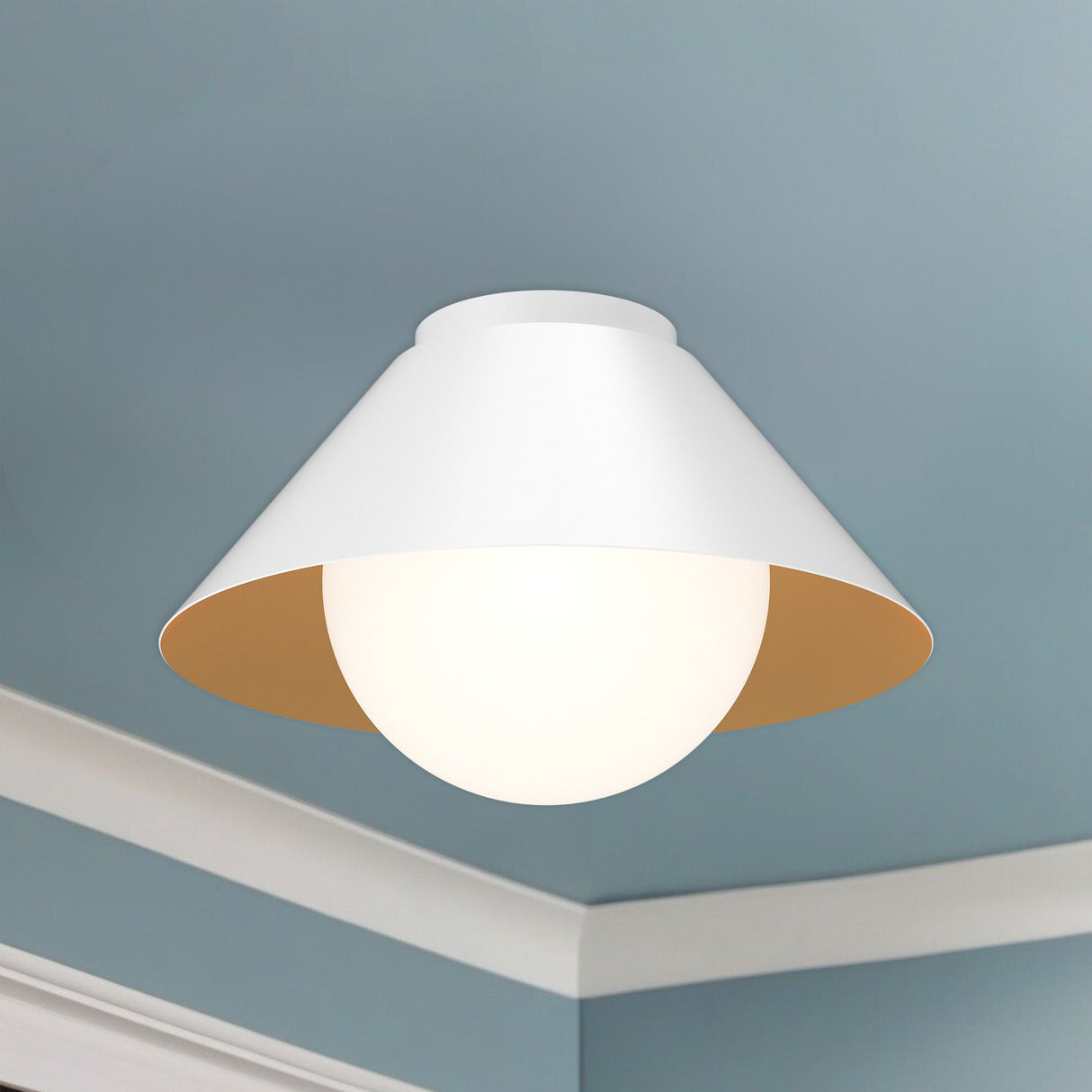 Alora Mood Remy 14-in Flush Mount