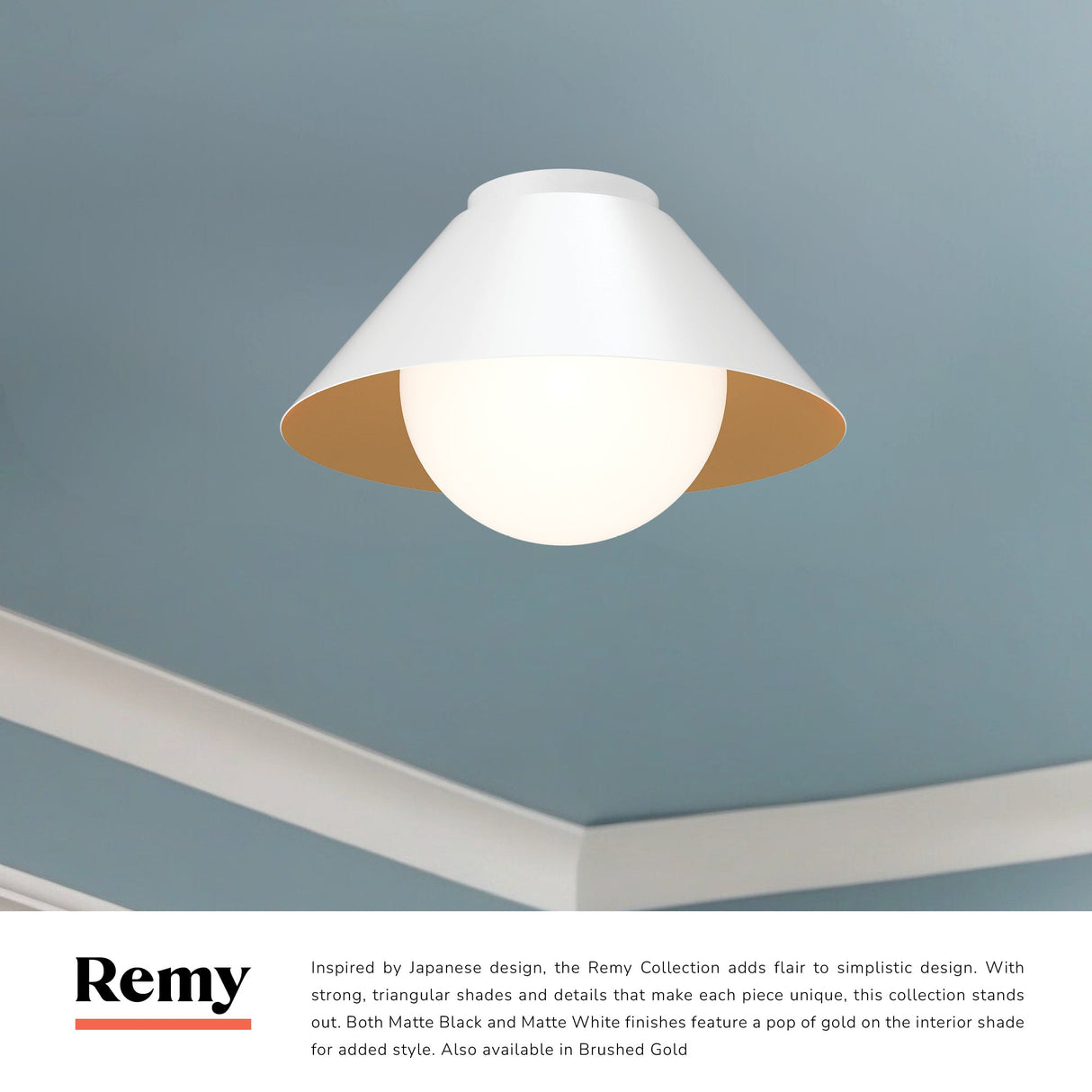 Alora Mood Remy 14-in Flush Mount