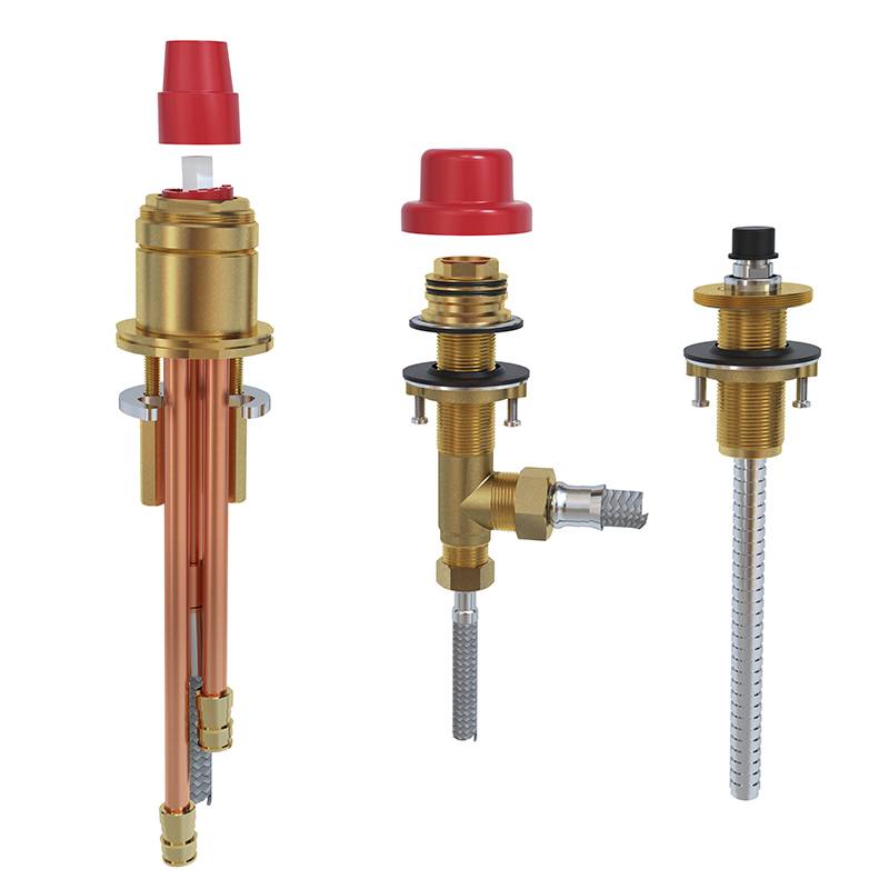 Rough Valve/trim 3-piece Deck-mount Tub Filler Rough