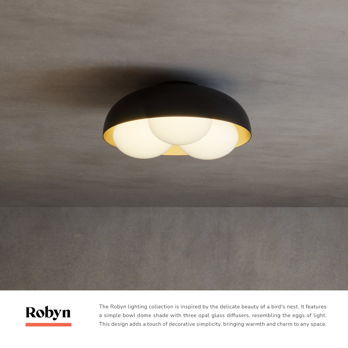 Alora Mood Robyn 16-in Flush Mount
