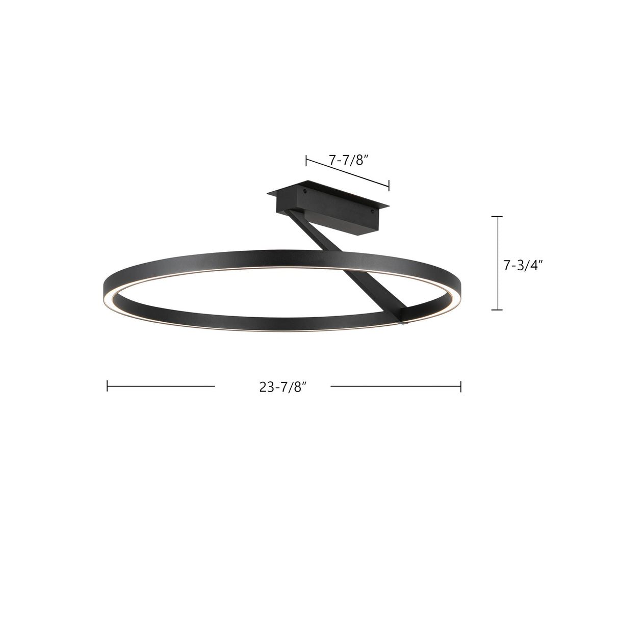 Kuzco Roda 24-in Semi-Flush Mount