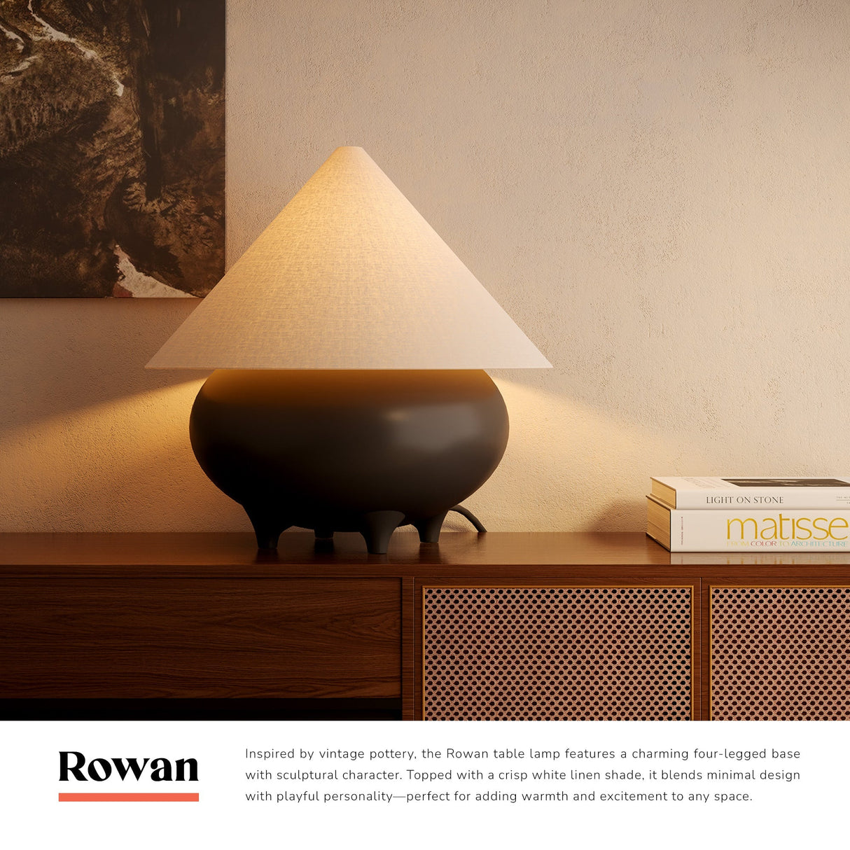 Alora Mood Rowan 17-in Table Lamp