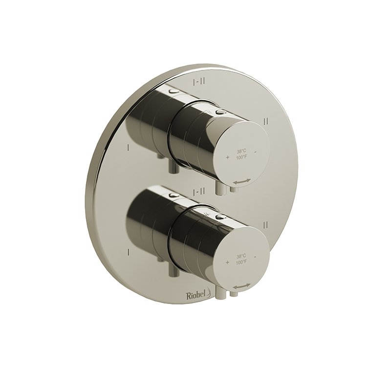 Riu 4-way Type T/P (thermostatic/pressure balance) coaxial valve trim