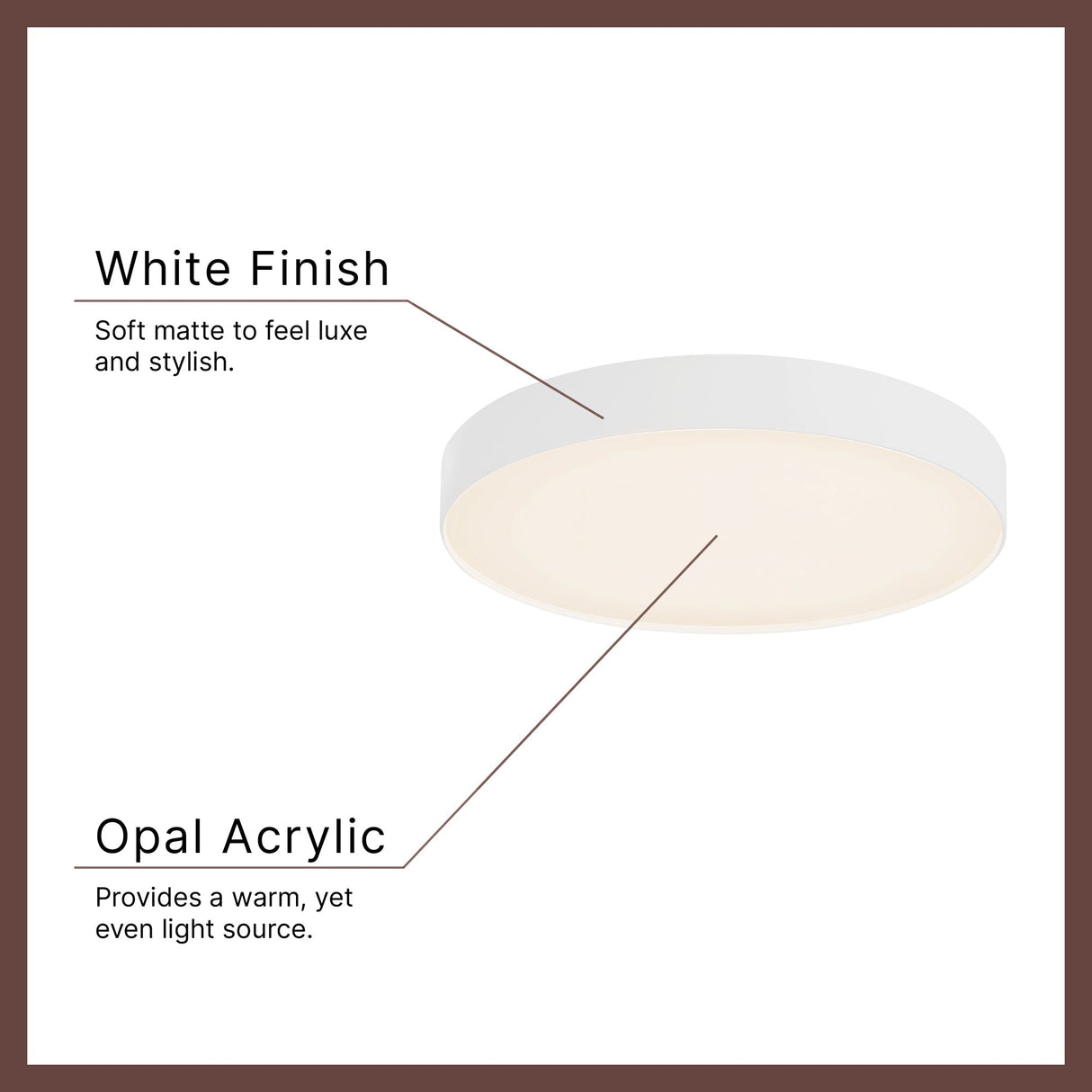 Kuzco Vibe Rynn 7-in Flush Mount