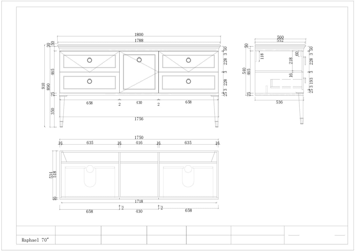 Raphael 71" Floor Standing Black And Chrome