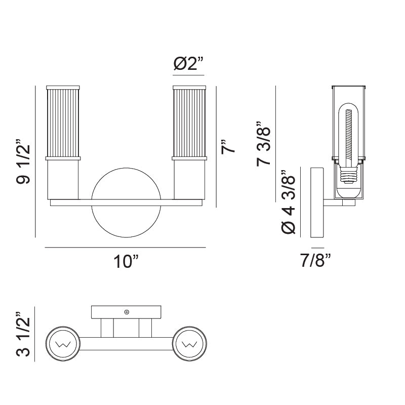 Matteo Wall Sconce S02802