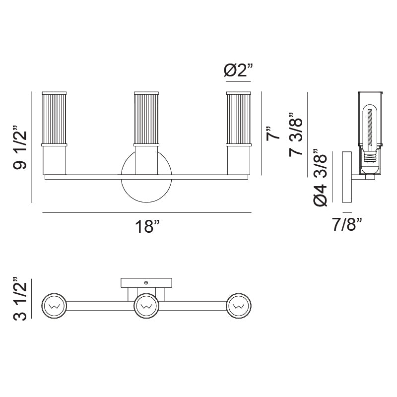 Matteo Wall Sconce S02803