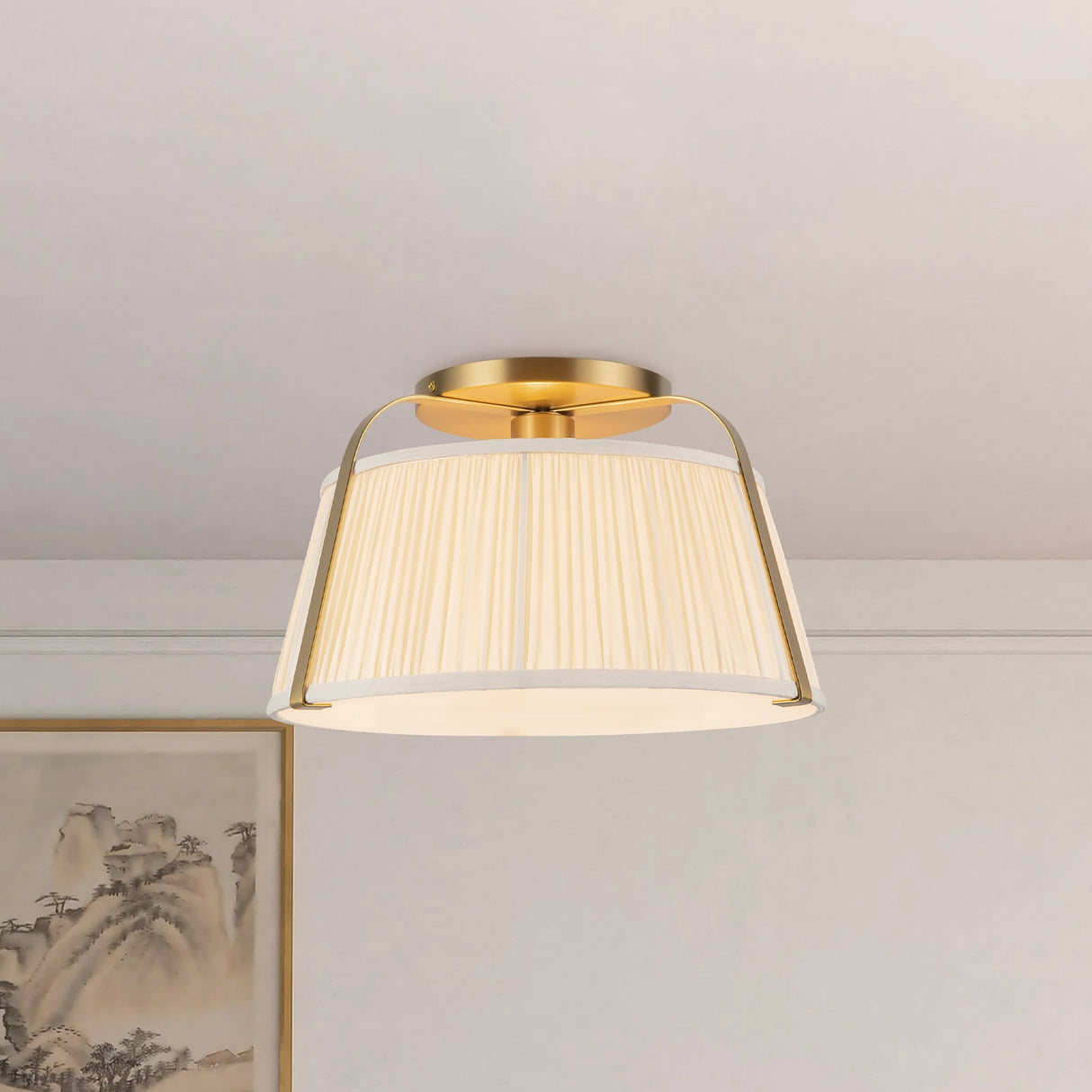 Alora Mood Scout 13-in Semi-Flush Mount