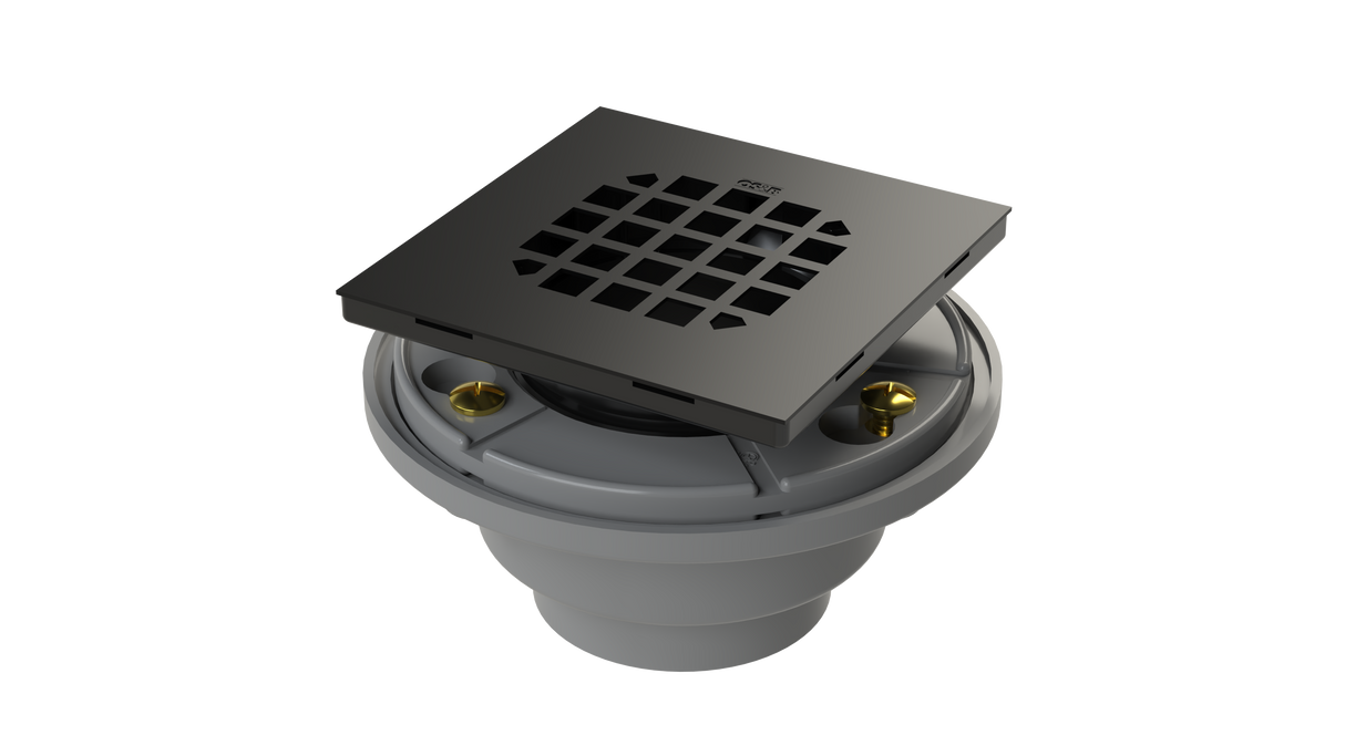 FRZERO FR-PVC Shower Drain with 2" Outlet for use with Tile Bases (SD244)
