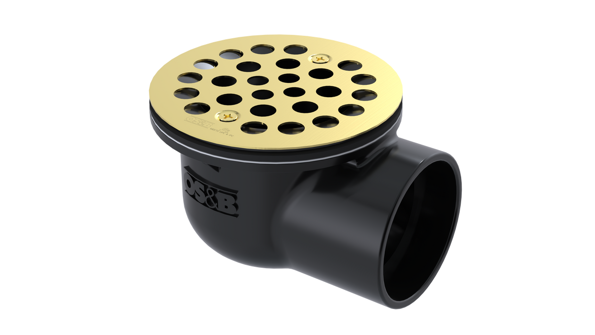 ABS Shower Drain with 2" Outlet for use with Molded Bases (SD353)