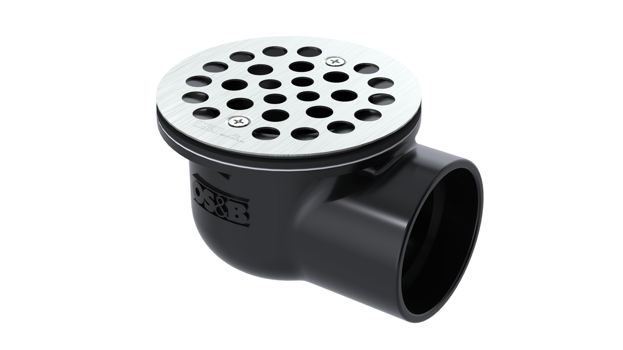 ABS Shower Drain with 2" Outlet for use with Molded Bases (SD353)