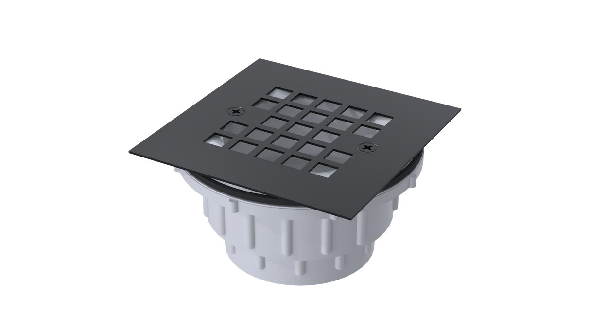 PVC Shower Drain with 2" Outlet for use with Molded Bases (SD355)