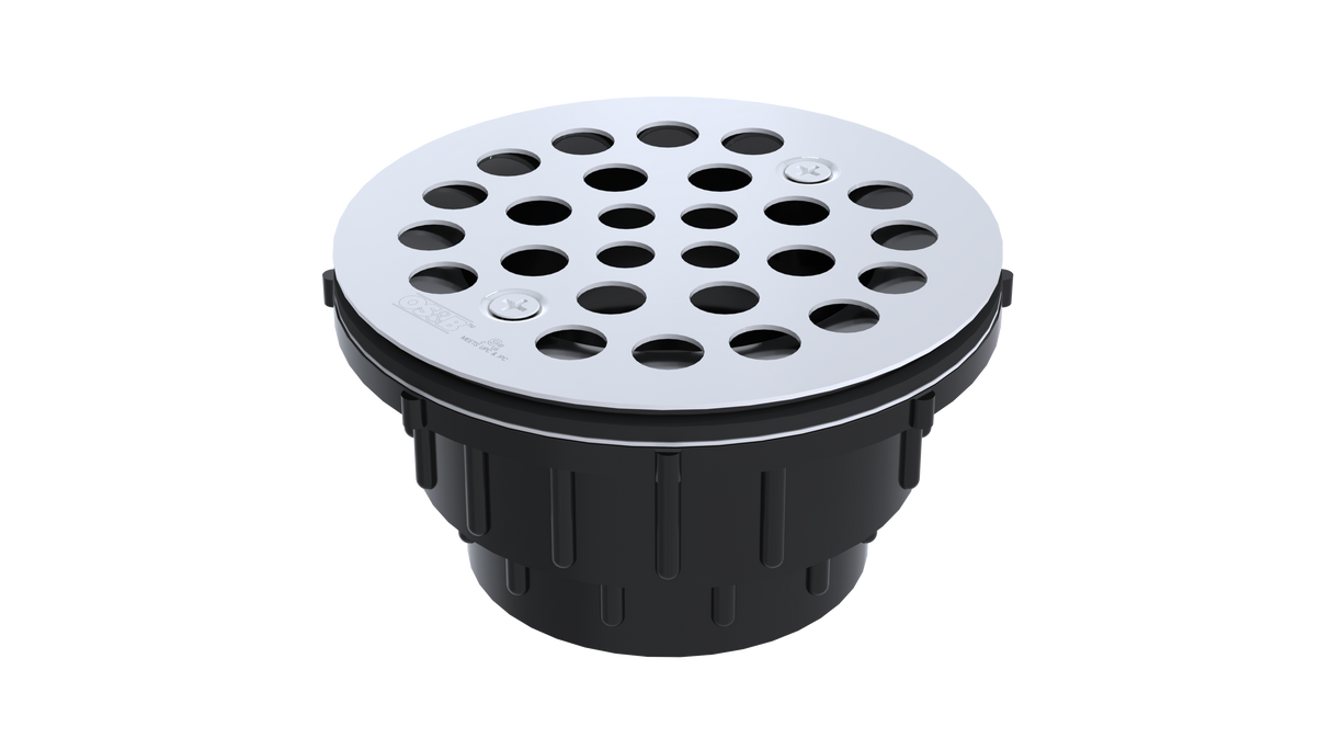 ABS Testable Shower Drain with 2" Outlet for use with Molded Bases (SD35T)