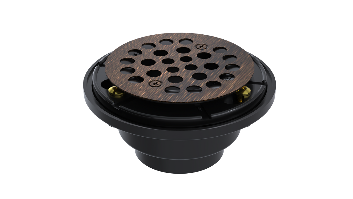 ABS Testable Shower Drain with 2" Outlet for use with Tile Bases (SD45T)