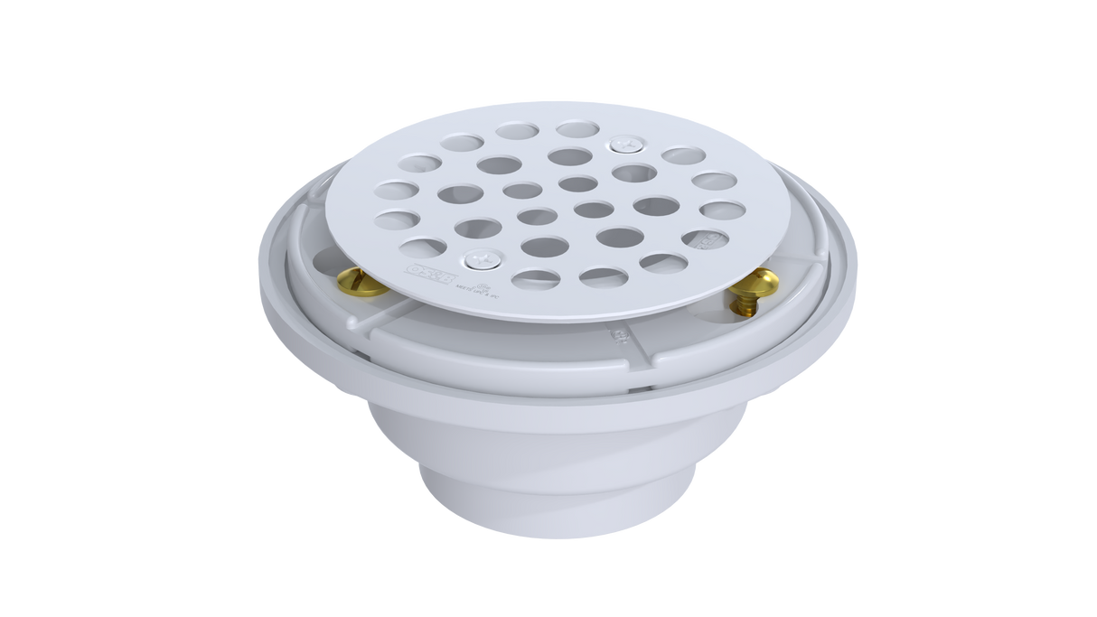 PVC Shower Drain with 2" Outlet for use with Tile Bases (SD5145)