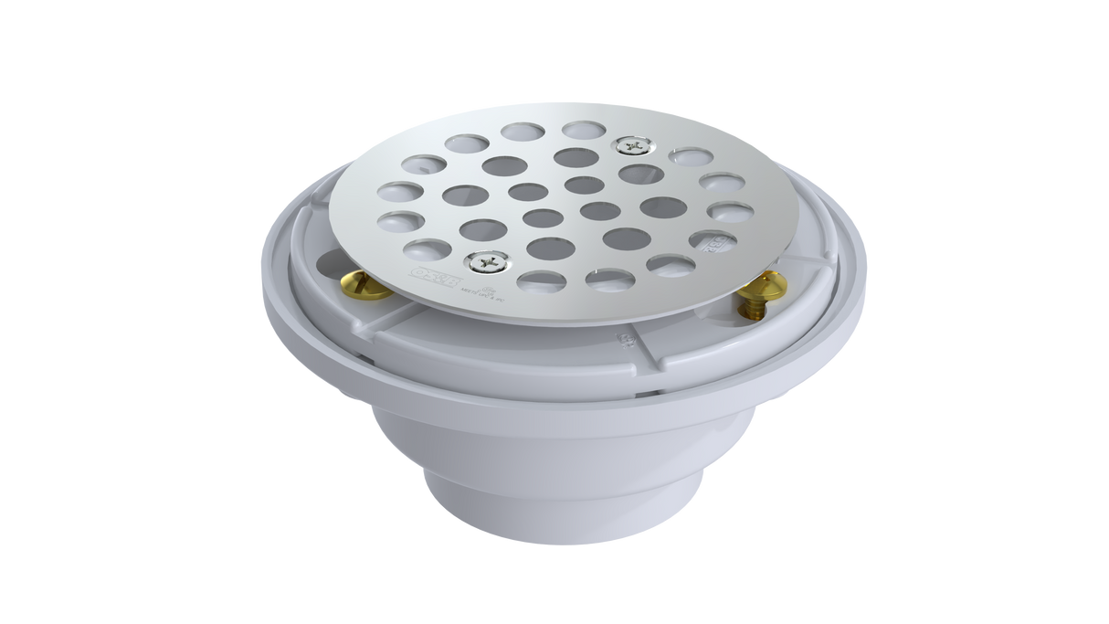 PVC Shower Drain with 2" Outlet for use with Tile Bases (SD5145)