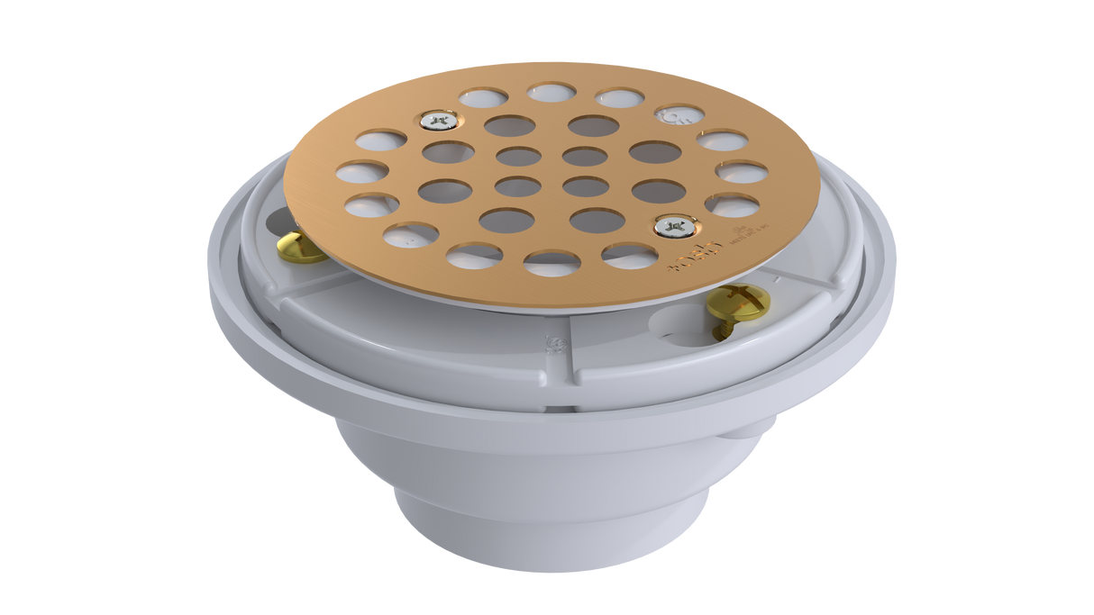 PVC Testable Shower Drain with 2" Outlet for use with Tile Bases (SD5145T)