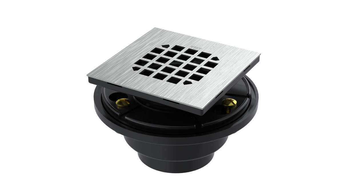 ABS Shower Drain with 2" Outlet for use with Tile Bases (SDS44)