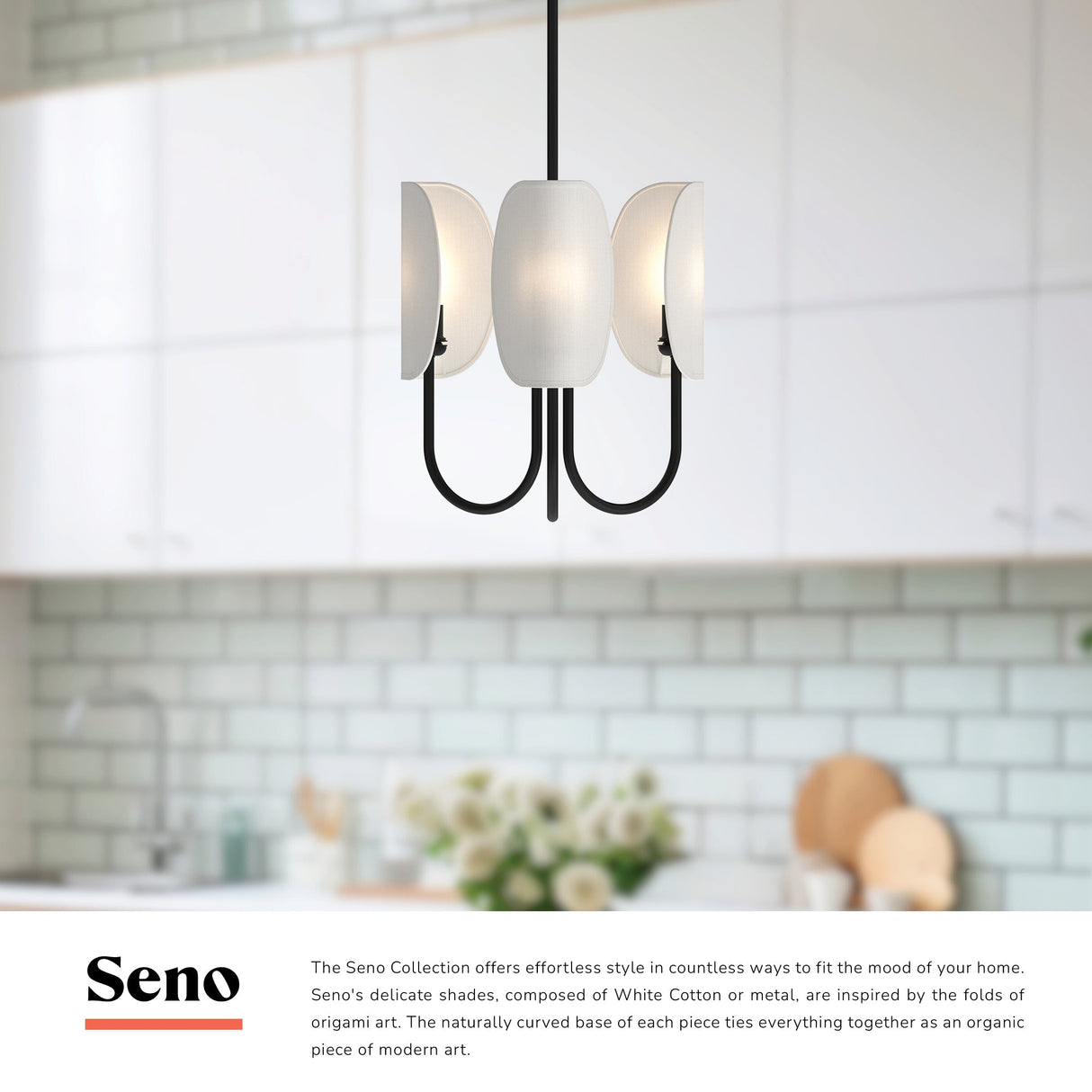 Alora Mood Seno 15-in Chandelier