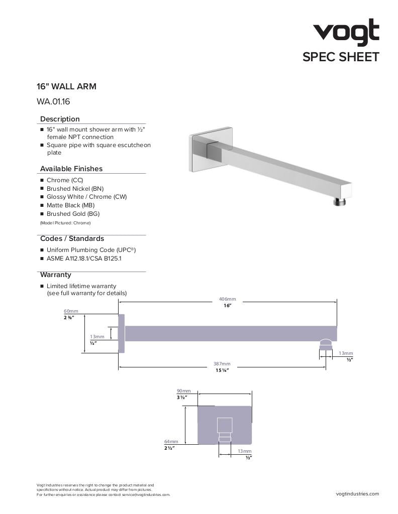 Vogt Kapfenberg High-Flow Thermostatic Shower Kit, Body Jets - image 5