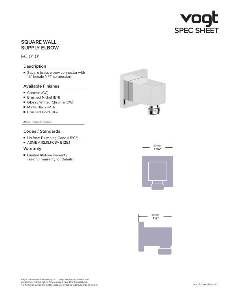Vogt Kapfenberg High-Flow Thermostatic Shower Kit, Body Jets - image 8