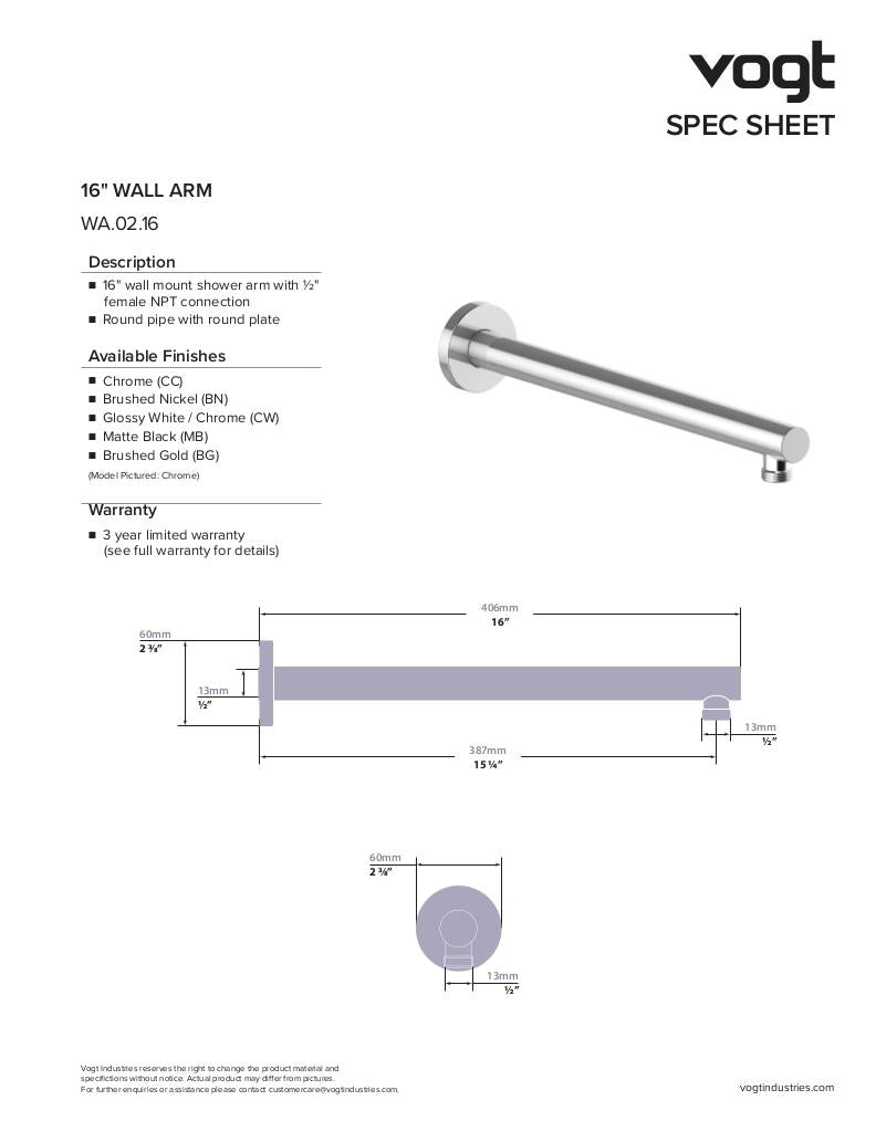 Vogt Worgl 3-Way Thermostatic Shower Kit with Body Jets - image 4