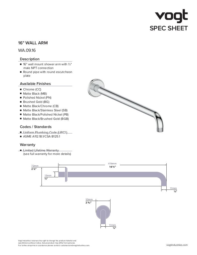 Vogt Zehn 3-Way Thermostatic Shower Kit with Body Jets - image 5