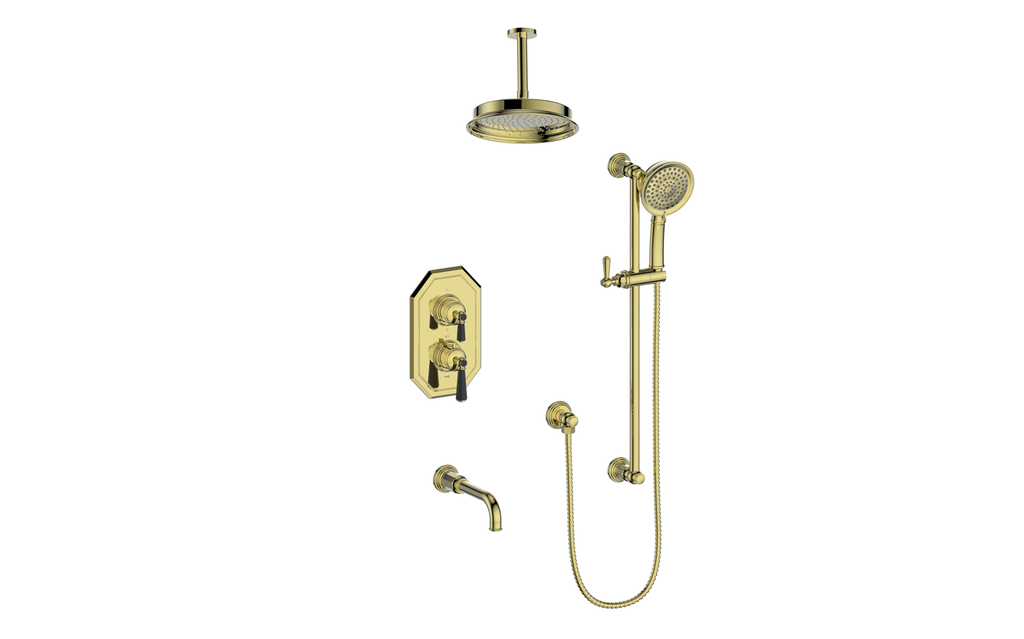 CARINTHIA 3-WAY TH SHOWER KIT WITH 6" CEILING ARM