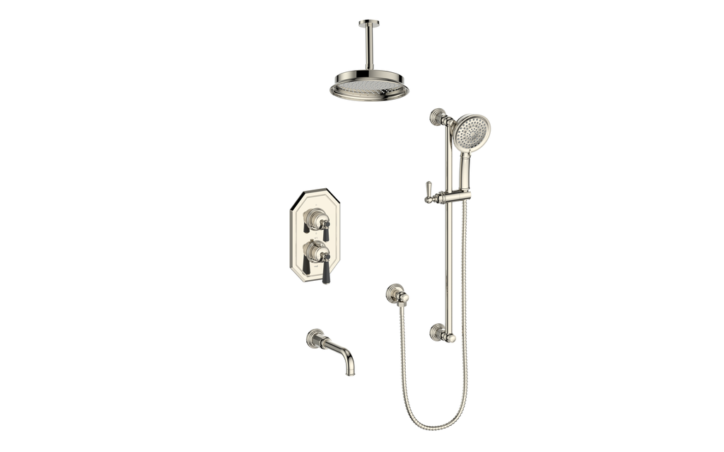 CARINTHIA 3-WAY TH SHOWER KIT WITH 6" CEILING ARM