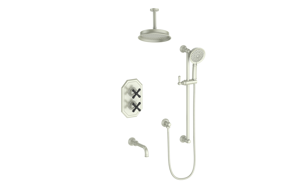 CARINTHIA 3-WAY TH SHOWER KIT WITH 6" CEILING ARM